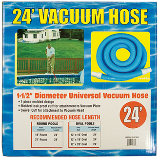 BS 57398 1.5" x 24' Deluxe Vacuum Hose