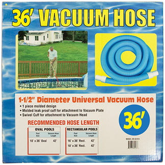 BS 62820 1.5" x 36' Deluxe Vacuum Hose