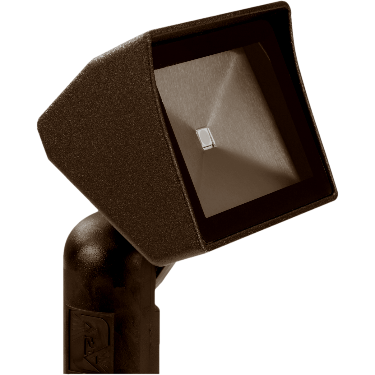 Vista Outdoor Lighting - GR-5105-DZ-3-W-FR - 5105 Aluminum Mini Area Light, Dark Bronze, Warm, Frosted Lens