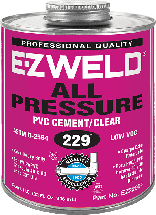 229 PVC CEMENT All Pressure