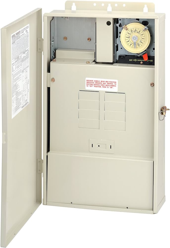 Intermatic T40004RT3 120 VAC 60 Hz 3 Amp Primary 14 VAC Secondary 300 W Load Center Transformer Control System with Subpanel